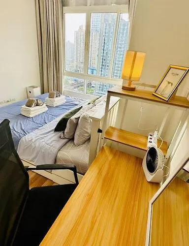 Apartment High-class 2bed Skyview Just 1-step From Bts Onnut Bangkok