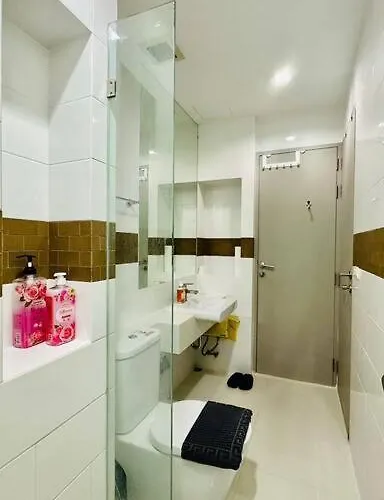 High-class 2bed Skyview Just 1-step From Bts Onnut Apartment Bangkok