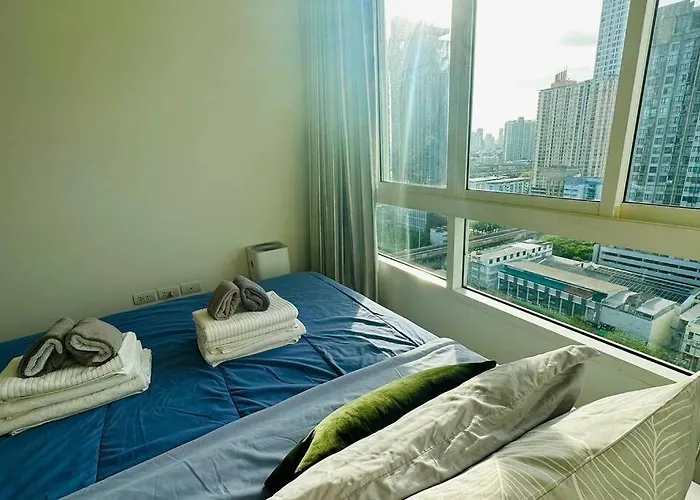 High-class 2bed Skyview Just 1-step From Bts Onnut Apartment *