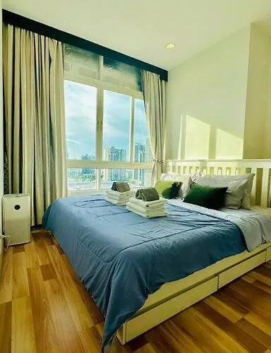 High-class 2bed Skyview Just 1-step From Bts Onnut * Bangkok